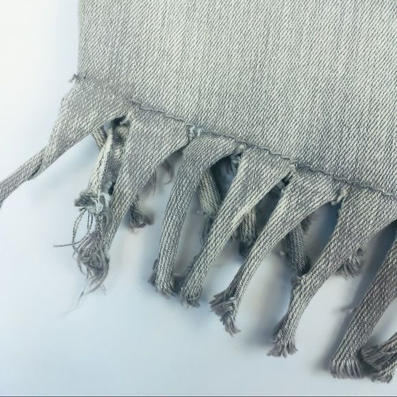 Ranbeeri Jeans Grey Stone Washed Denim Shorts. - Picture 11 of 11